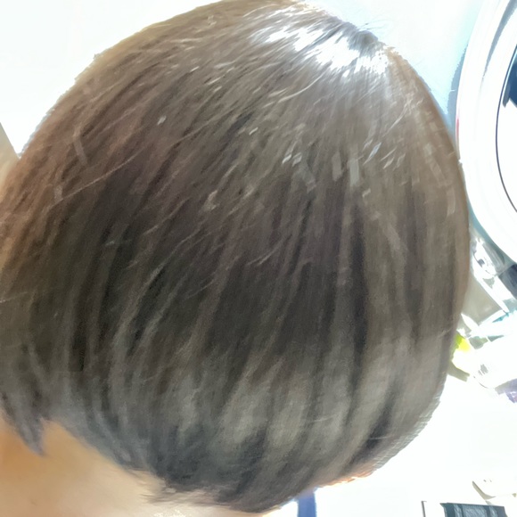 HAIR TOPPER RAQUEL WELSCH BOB WITH BANGS DARK BROWN - Picture 15 of 16